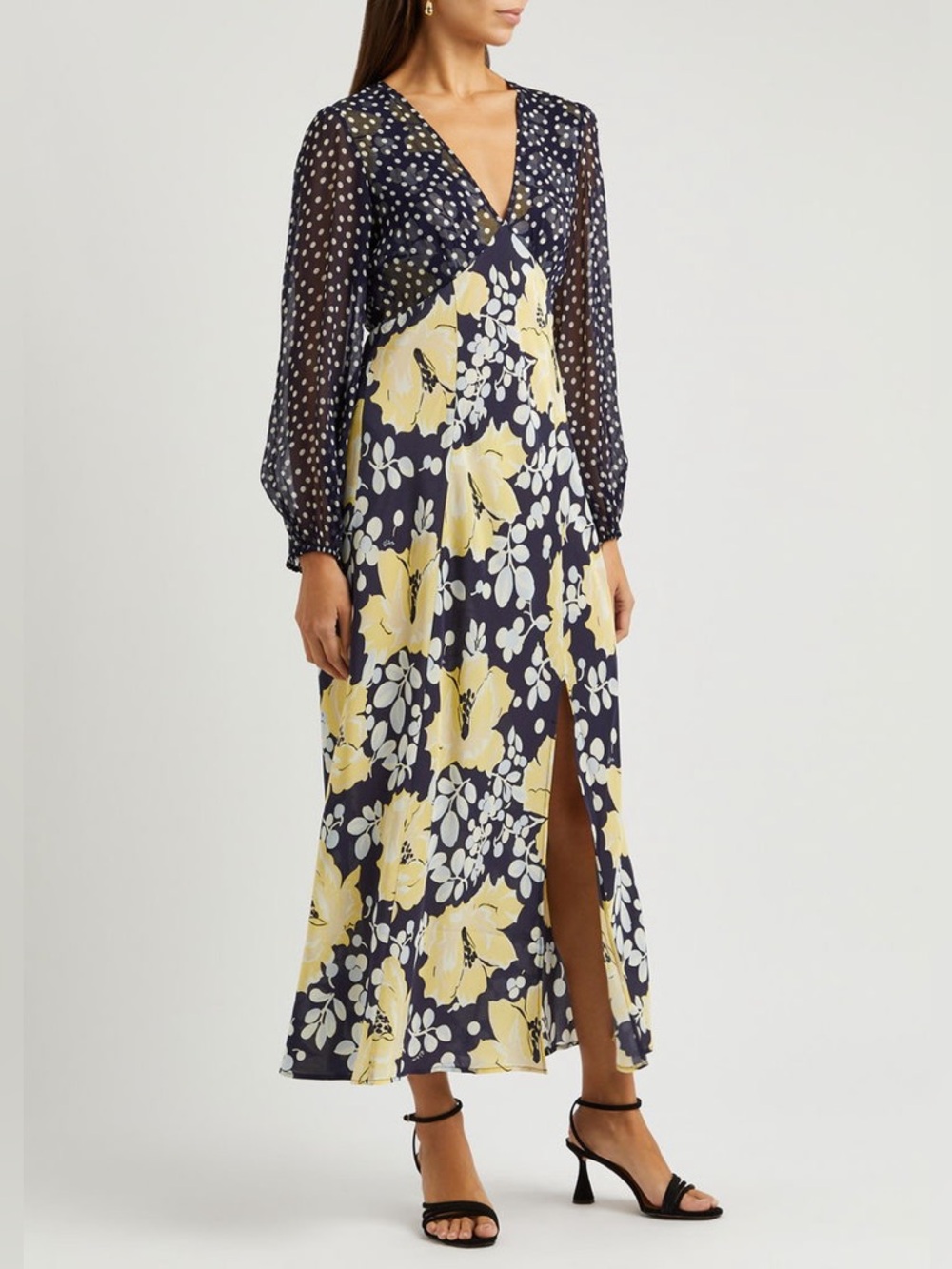 NWOT - Rixo Melanie Silk Dress